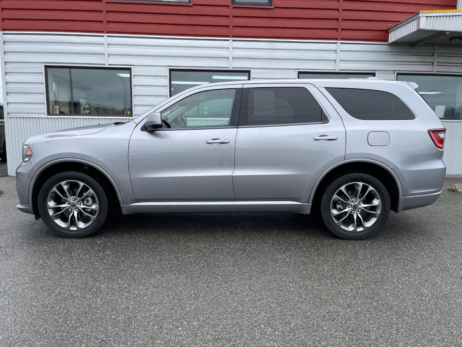 2020 GRAY /Black DODGE DURANGO GT (1C4RDJDG5LC) with an 3.6L engine, Automatic transmission, located at 1960 Industrial Drive, Wasilla, 99654, (907) 274-2277, 61.573475, -149.400146 - Photo #0