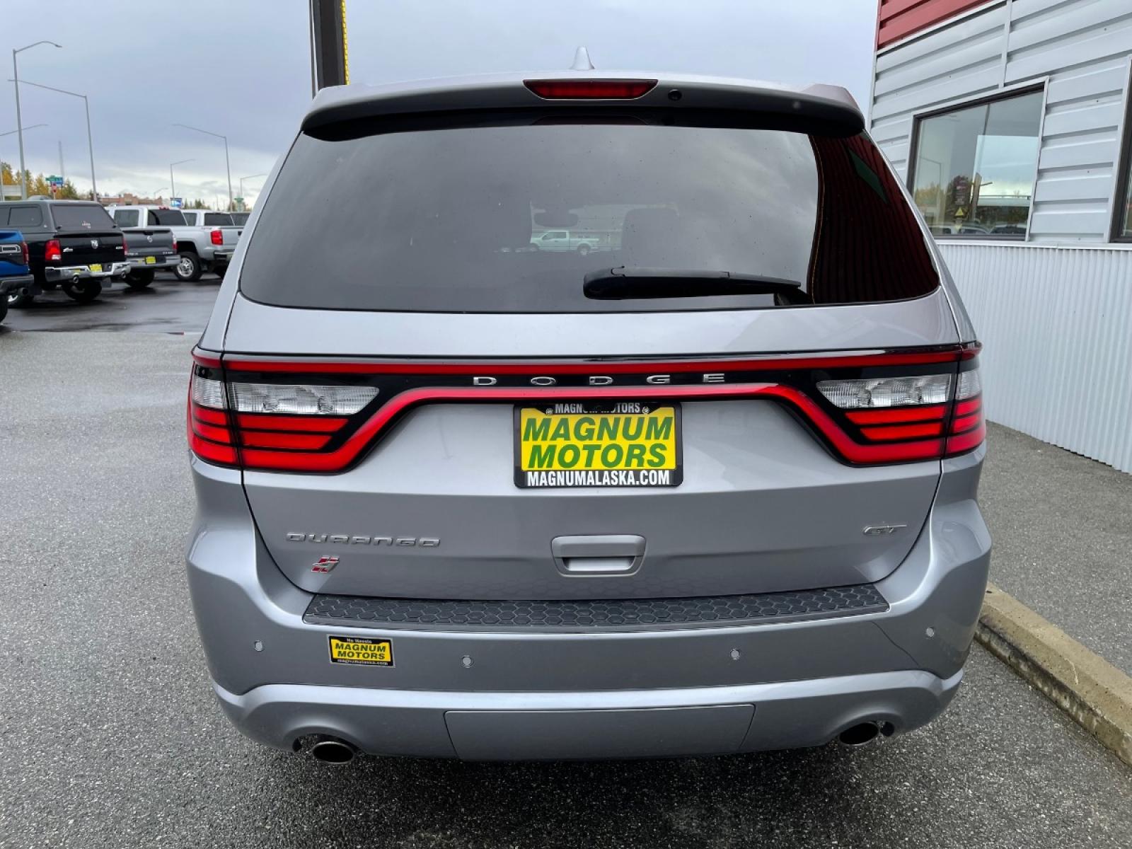 2020 GRAY /Black DODGE DURANGO GT (1C4RDJDG5LC) with an 3.6L engine, Automatic transmission, located at 1960 Industrial Drive, Wasilla, 99654, (907) 274-2277, 61.573475, -149.400146 - Photo #3