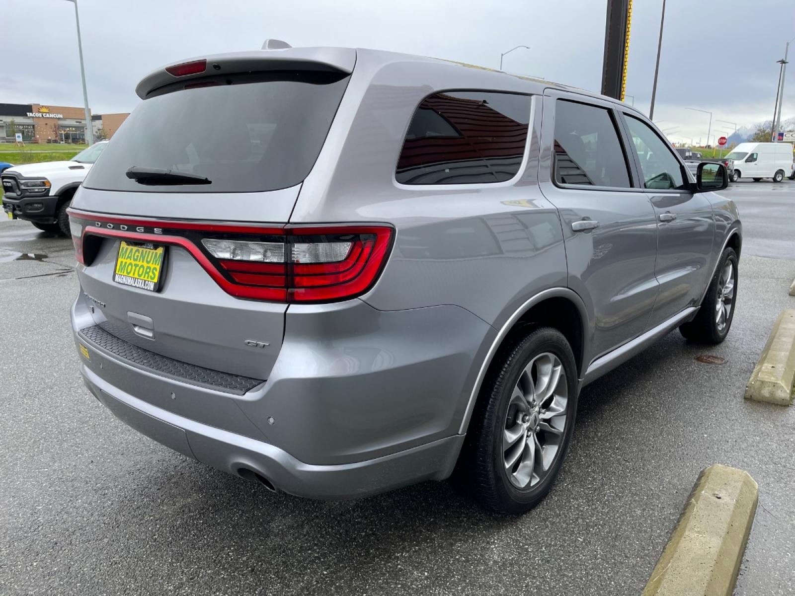 2020 GRAY /Black DODGE DURANGO GT (1C4RDJDG5LC) with an 3.6L engine, Automatic transmission, located at 1960 Industrial Drive, Wasilla, 99654, (907) 274-2277, 61.573475, -149.400146 - Photo #4