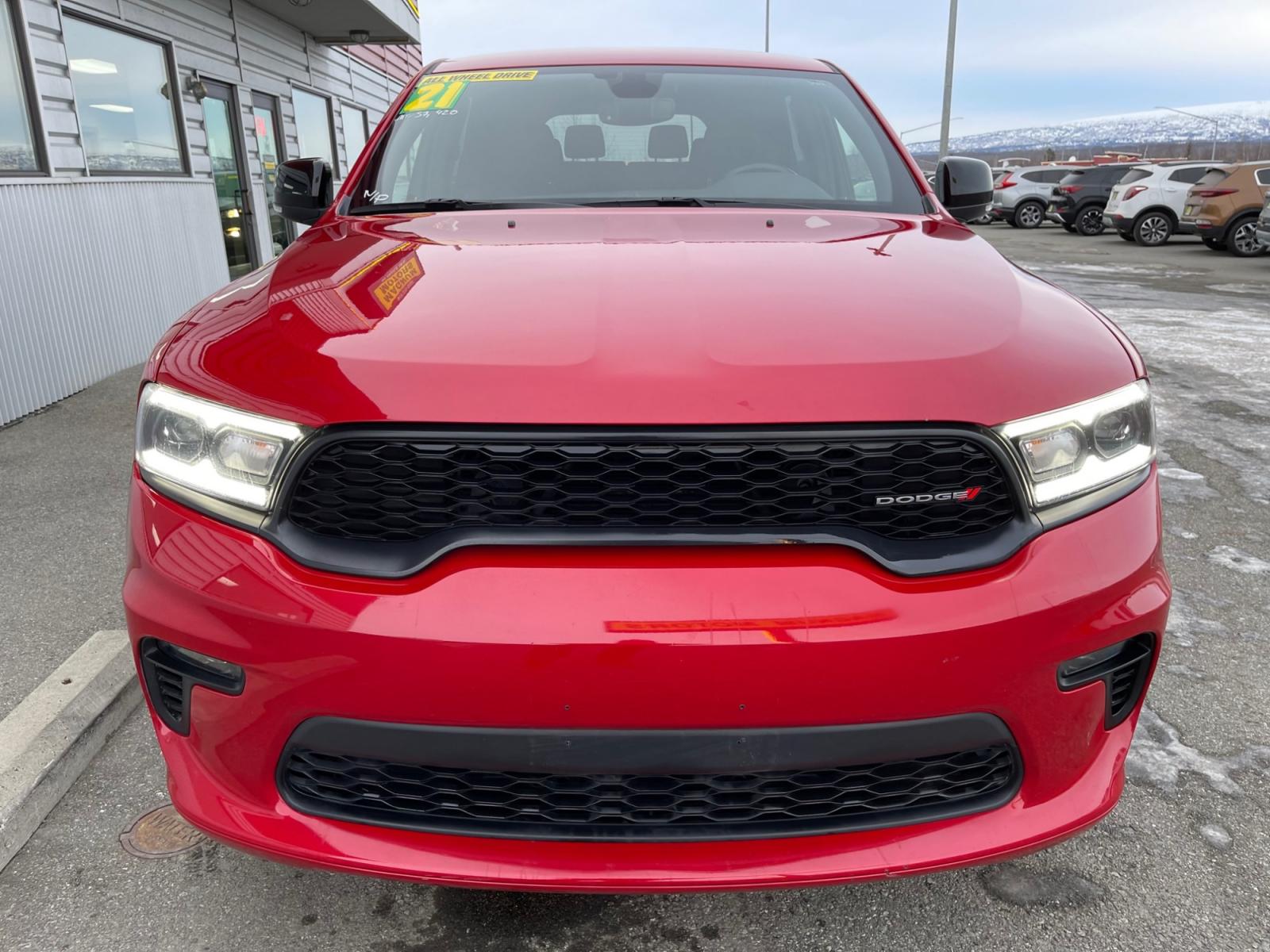 2021 RED /Black DODGE DURANGO GT (1C4RDJDG3MC) with an 3.6L engine, Automatic transmission, located at 1960 Industrial Drive, Wasilla, 99654, (907) 274-2277, 61.573475, -149.400146 - Photo #6
