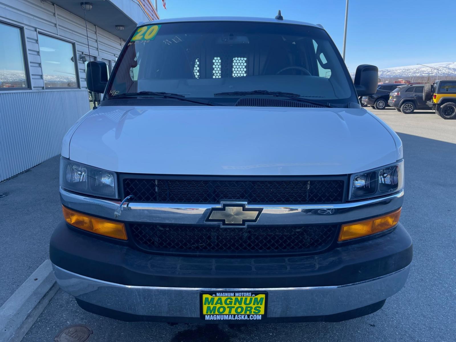 2020 WHITE /Gray CHEVROLET EXPRESS 2500 (1GCWGAFG7L1) with an 6.0L engine, Automatic transmission, located at 1960 Industrial Drive, Wasilla, 99654, (907) 274-2277, 61.573475, -149.400146 - Photo #6