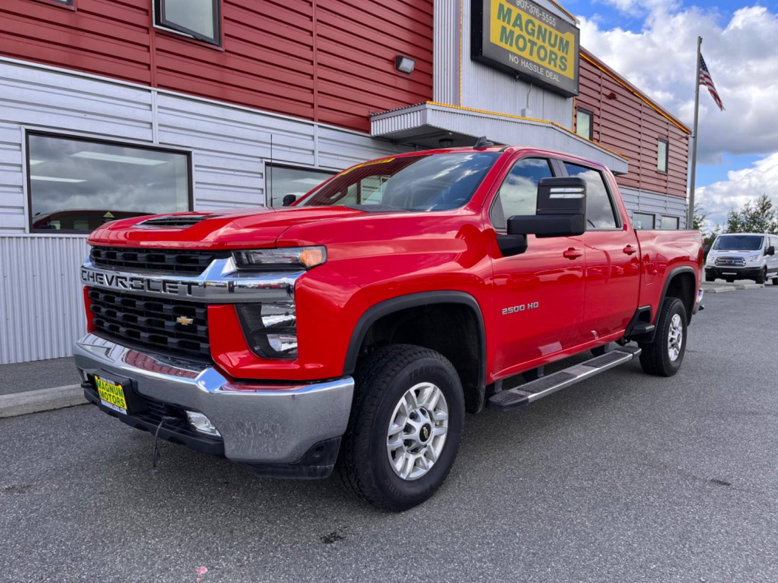 2022 RED CHEVROLET SILVERADO 2500H LT (1GC4YNE73NF) with an 6.6L engine, Automatic transmission, located at 1960 Industrial Drive, Wasilla, 99654, (907) 274-2277, 61.573475, -149.400146 - Photo #0