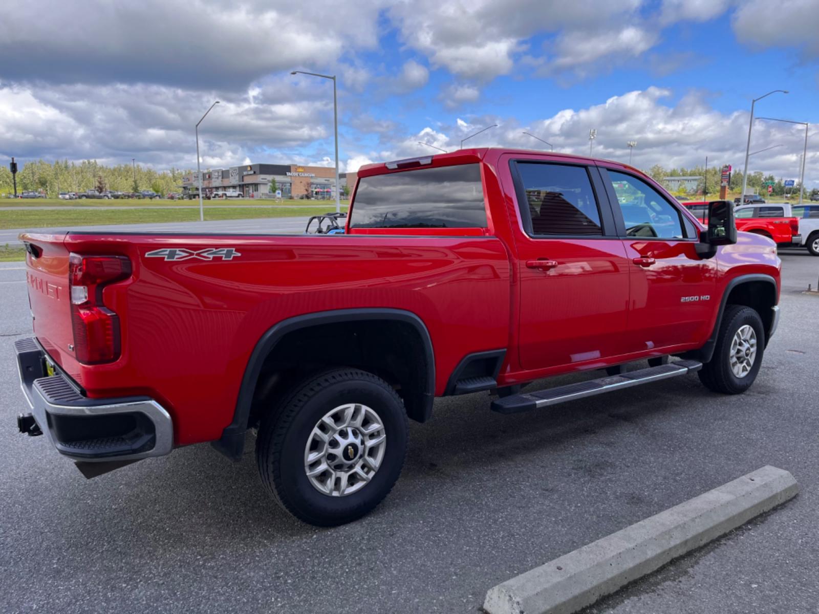 2022 RED CHEVROLET SILVERADO 2500H LT (1GC4YNE73NF) with an 6.6L engine, Automatic transmission, located at 1960 Industrial Drive, Wasilla, 99654, (907) 274-2277, 61.573475, -149.400146 - Photo #4