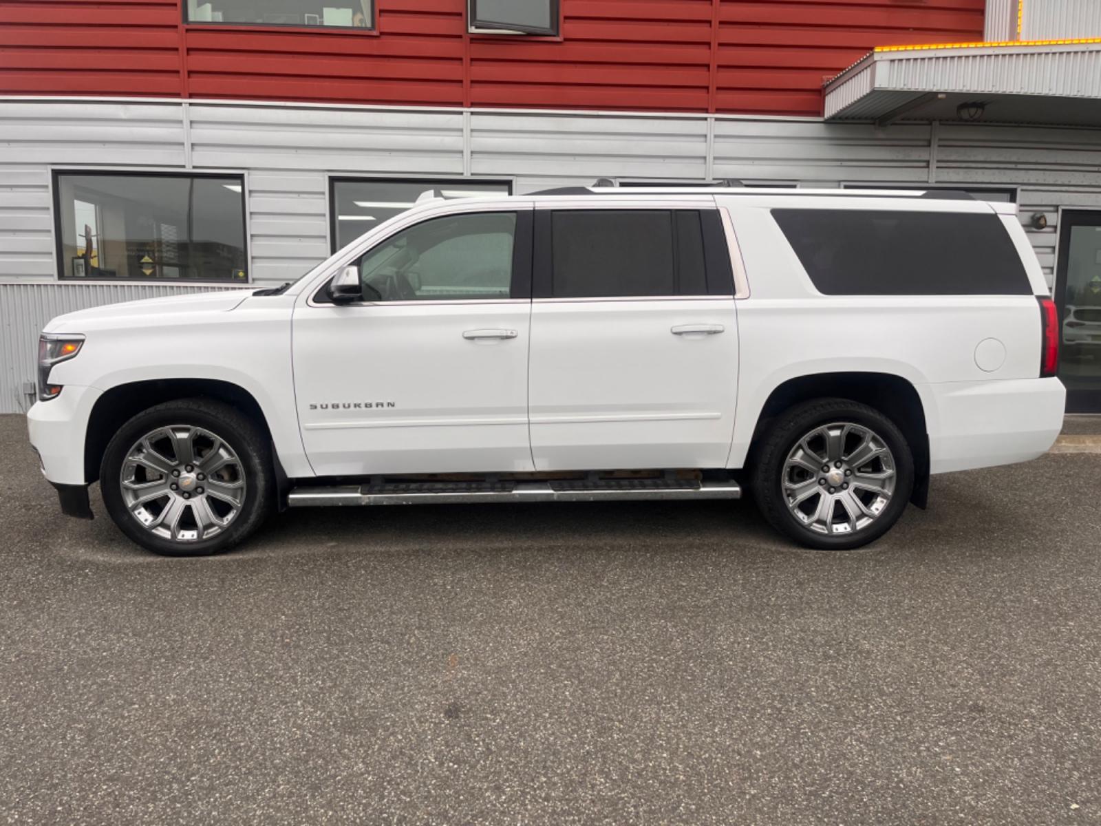 2017 WHITE CHEVROLET SUBURBAN PREMIER (1GNSKJKC3HR) with an 5.3L engine, Automatic transmission, located at 1960 Industrial Drive, Wasilla, 99654, (907) 274-2277, 61.573475, -149.400146 - Photo #0