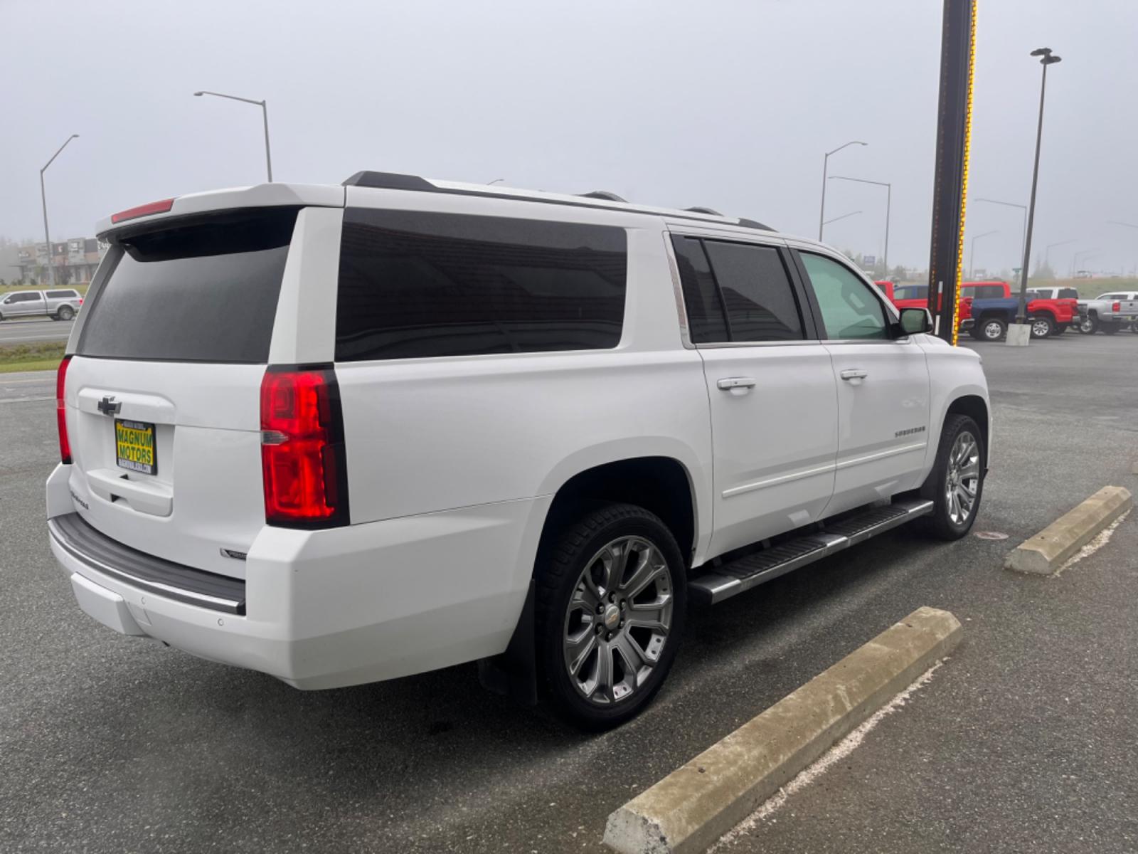2017 WHITE CHEVROLET SUBURBAN PREMIER (1GNSKJKC3HR) with an 5.3L engine, Automatic transmission, located at 1960 Industrial Drive, Wasilla, 99654, (907) 274-2277, 61.573475, -149.400146 - Photo #4