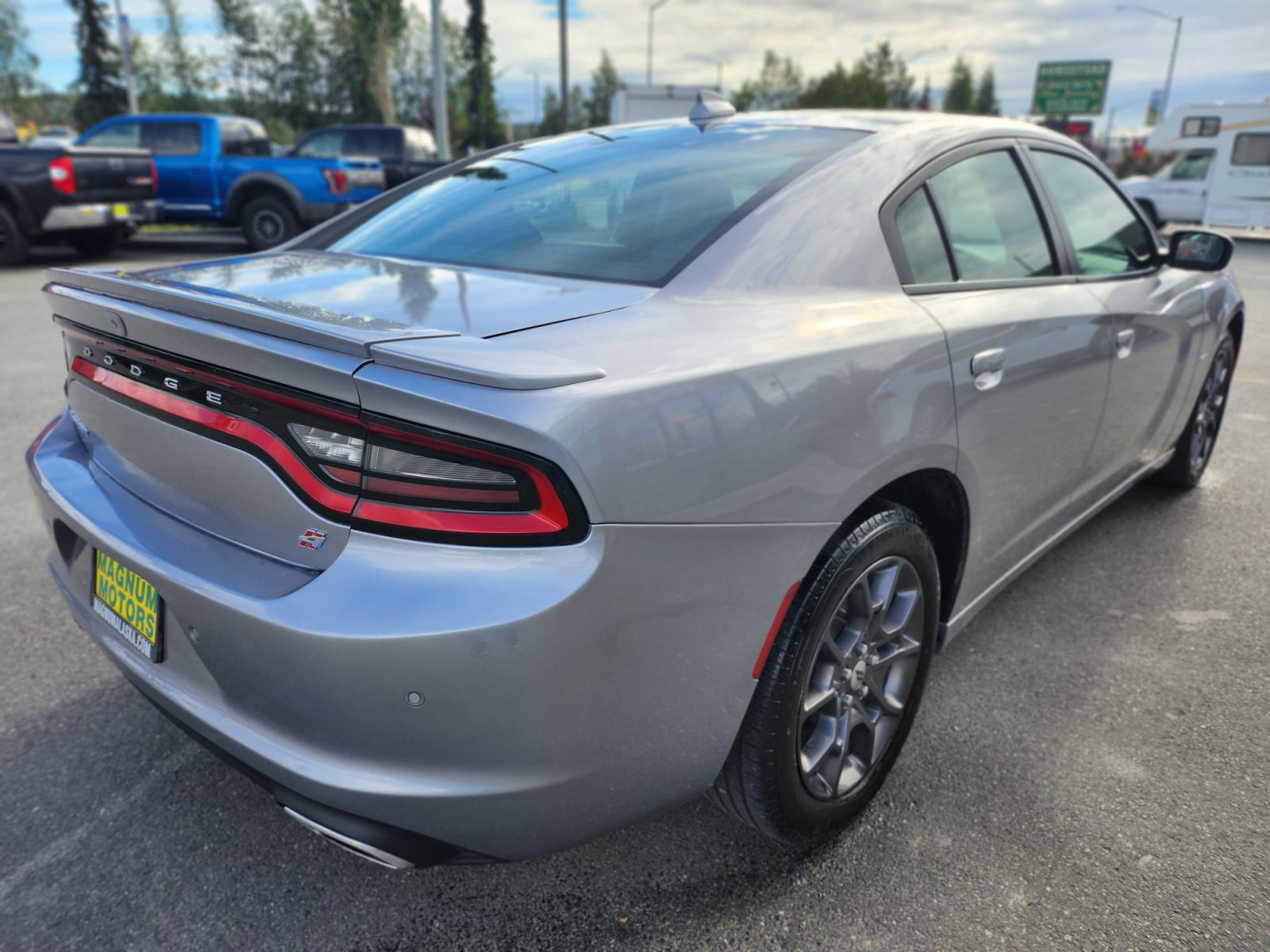 2018 SILVER /BLACK LEATHER DODGE CHARGER GT (2C3CDXJGXJH) with an 3.6L engine, Automatic transmission, located at 1960 Industrial Drive, Wasilla, 99654, (907) 274-2277, 61.573475, -149.400146 - Photo #5